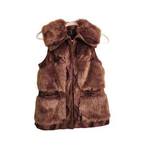 Rlz faux fur vest size xxs